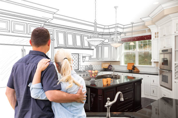 Professional Cabinet Refacing technician working in Stratford, TX